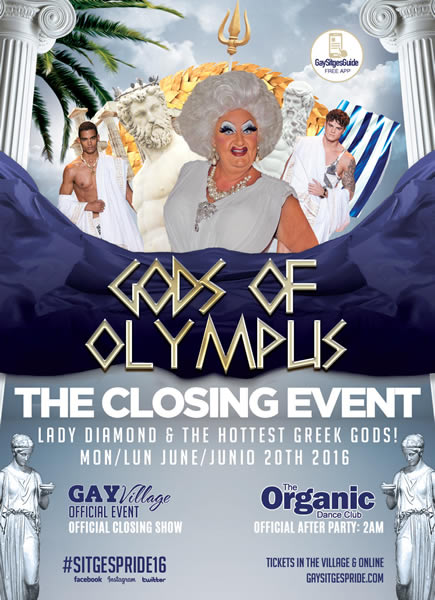 Gods of Olympus Party Sitges