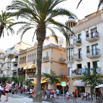 Sitges centrum